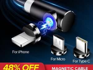 Fast Magnetic Charging Cable for Micro USB / Type C / iPhone