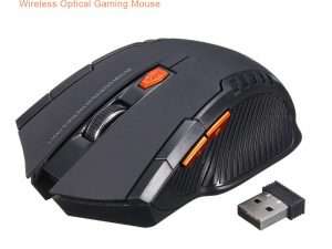 2000DPI 2.4GHz Wireless Optical Mouse Gamer for PC Gaming Laptops Opto-electronic Game Wireless Mice with USB Receiver