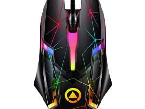 1200DPI USB Wired Gaming Mouse Optical Computer Mouse for PC Laptop 3 Keys Ergonomic Mice Led Light Night Glow Mechanical Mouse