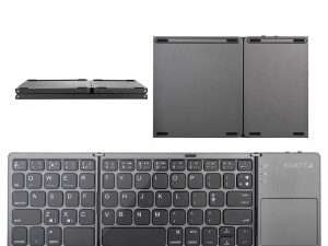 Foldable Bluetooth Keypad with Touchpad
