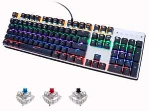 Colorful LED Aluminium Keyboard