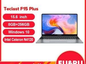 Teclast F15 Plus 15.6 Inch Ultra Light Laptop 1920x1080 FHD 8GB RAM 256GB SSD Windows 10 Intel Gemini Lake N4120 USB3.0 Notebook