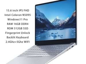 16GB DDR4 Ram 15.6inch IPS FHD Business-Laptop 128GB-1TB SSD Windows11 Gaming-Laptop With Fingerprint Backlit BT4.0 5G-WiFi