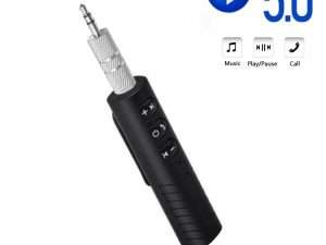 CMAOS Wireless Bluetooth 5.0 Receiver Transmitter Adapter 3.5mm Jack For Car Music Audio Aux A2dp Headphone Reciever Handsfree